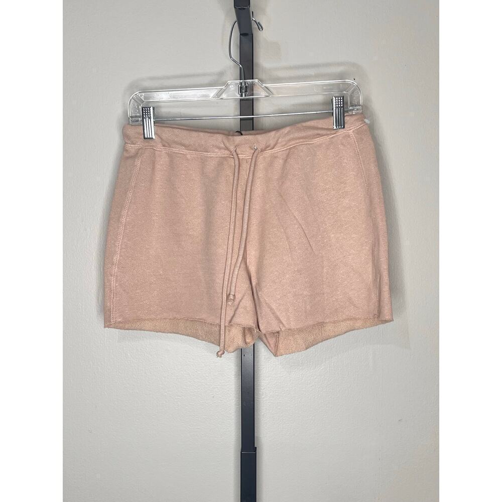 ☀️Chaser Pull On Drawstring Raw Hem Lounge Short Light Pink Women's Size S NWT - Picture 2 of 8